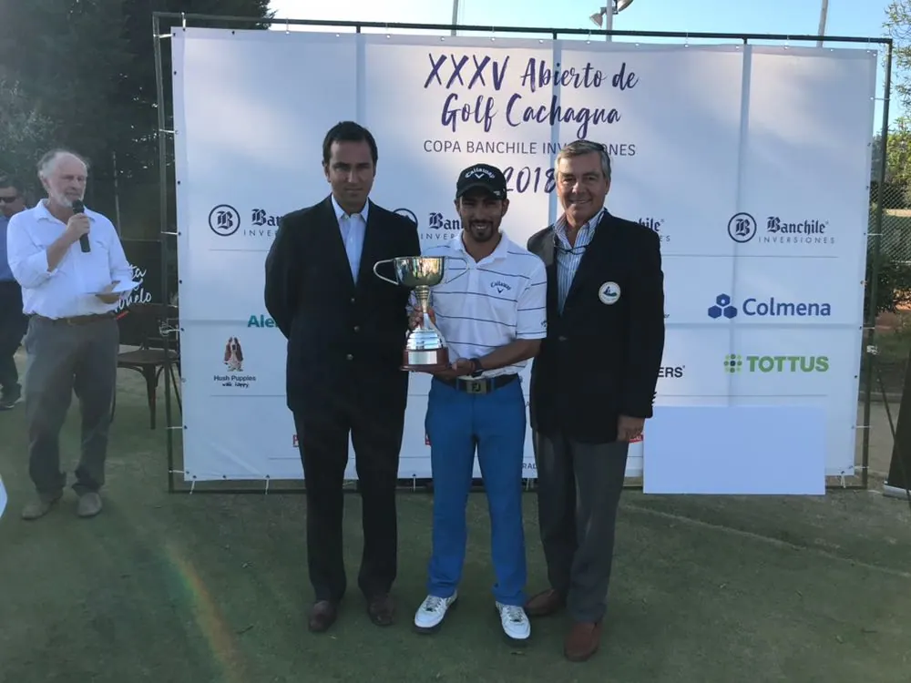 Monumental inicio de año para los golfistas chilenos